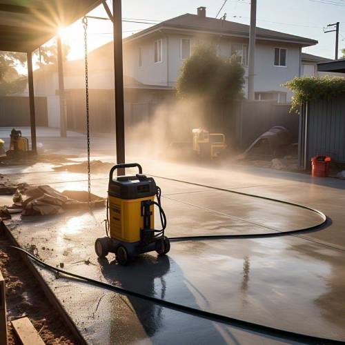 Driveway and Concrete Deep Cleaning